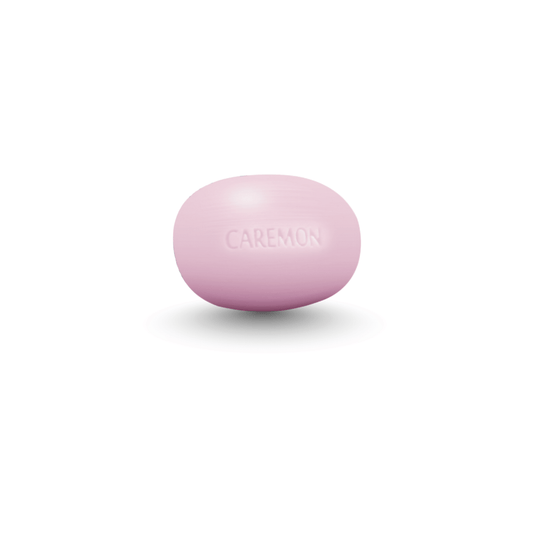 caremon Aqura soap bar on a white background