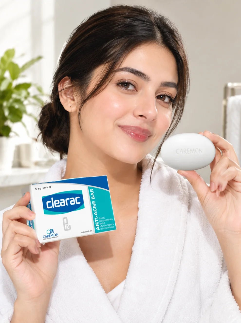 Clearac Anti Acne Bar 80g - Caremon