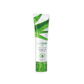 Tube of Curaloe gel with aloe vera design on a black background