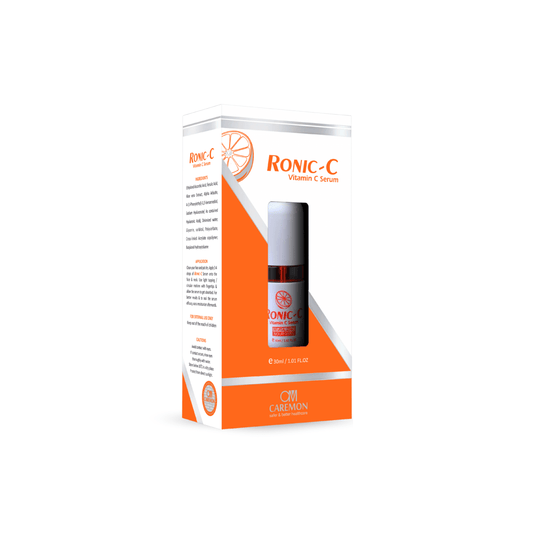 Ronic-C vitamin C serum packaging on a white background