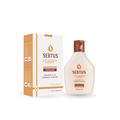 Sebtus anti-dandruff shampoo bottle and packaging on a white background