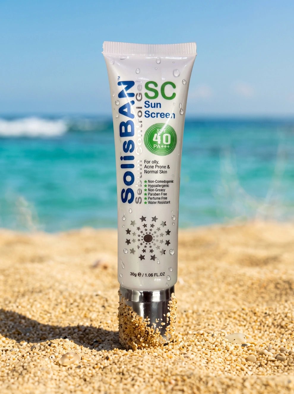 SolisBAN Sunscreen SPF 40 PA+++ 30g - Caremon