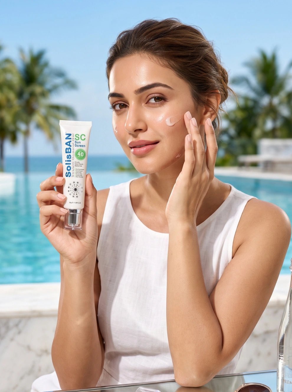 SolisBAN Sunscreen SPF 40 PA+++ 30g - Caremon