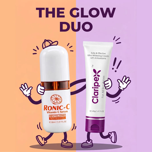 The Glow Duo Vitamin C Serum & Whitening Cream