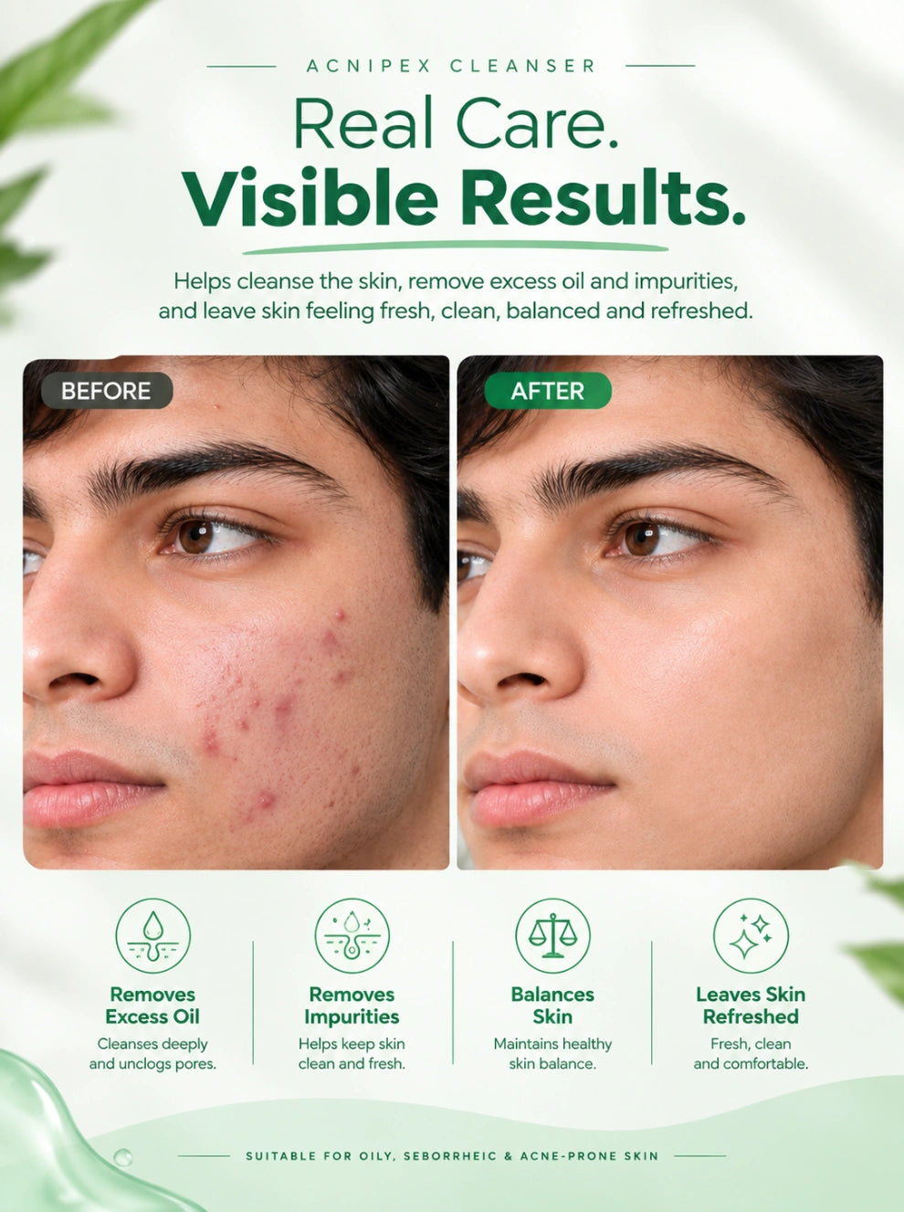 Acnipеx Cleanser for Oily & Acne Prone Skin 150ml