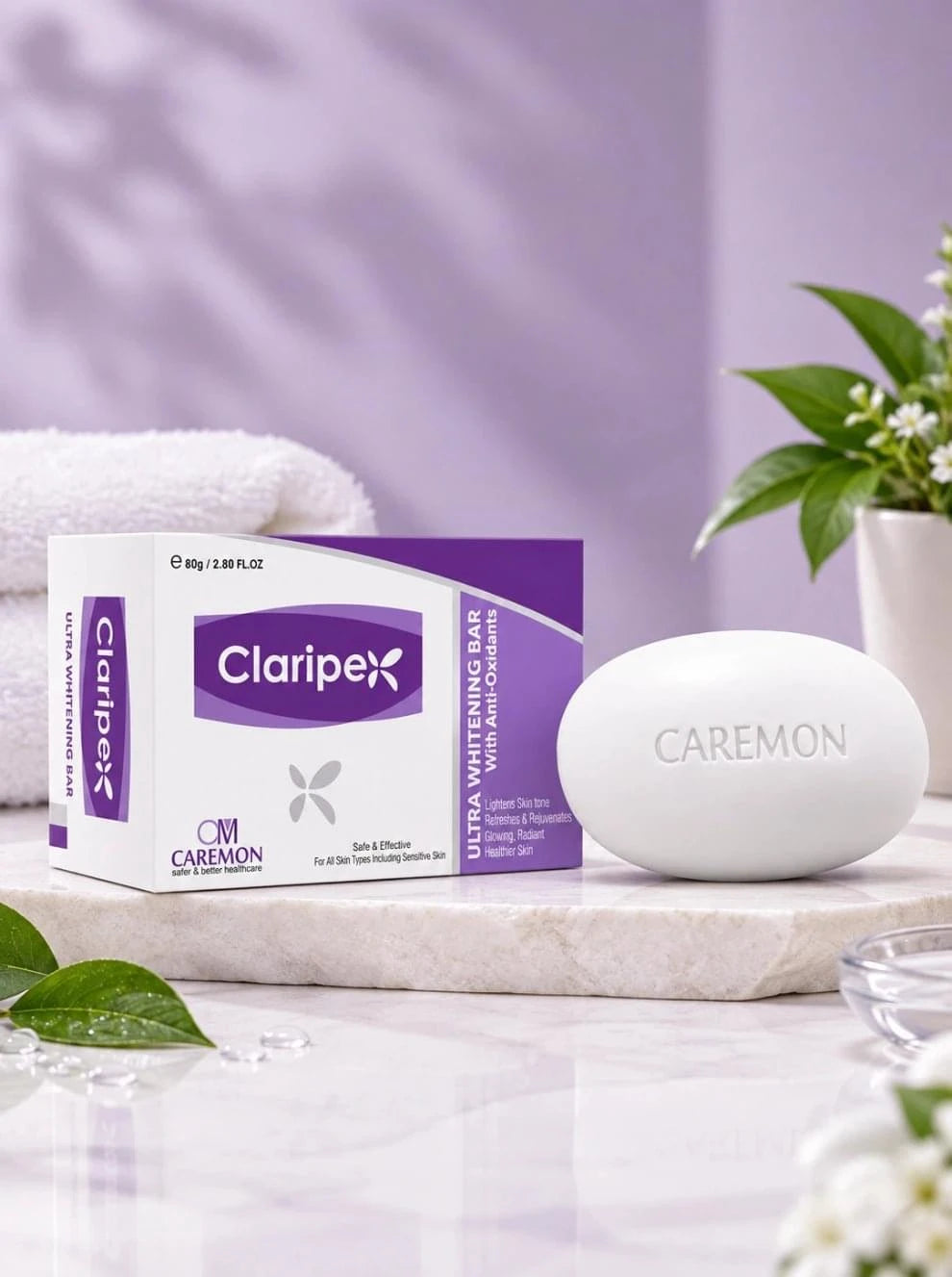 Claripex Ultra Whitening Bar 80g - Caremon