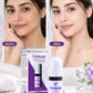 Before and after skin comparison of a woman's face, shown next to the Claripex skin serum bottle and its packaging box. The 'Before' side shows a woman with natural skin, and the 'After' side shows smoother, more radiant skin.