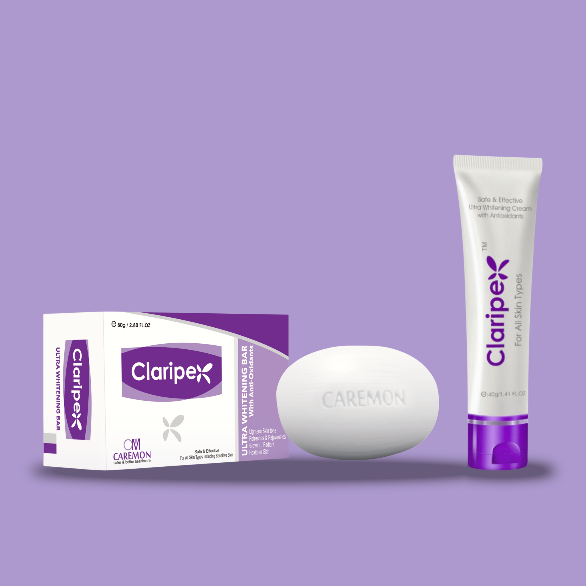 Claripex Brightening Essentials — Bar + Cream