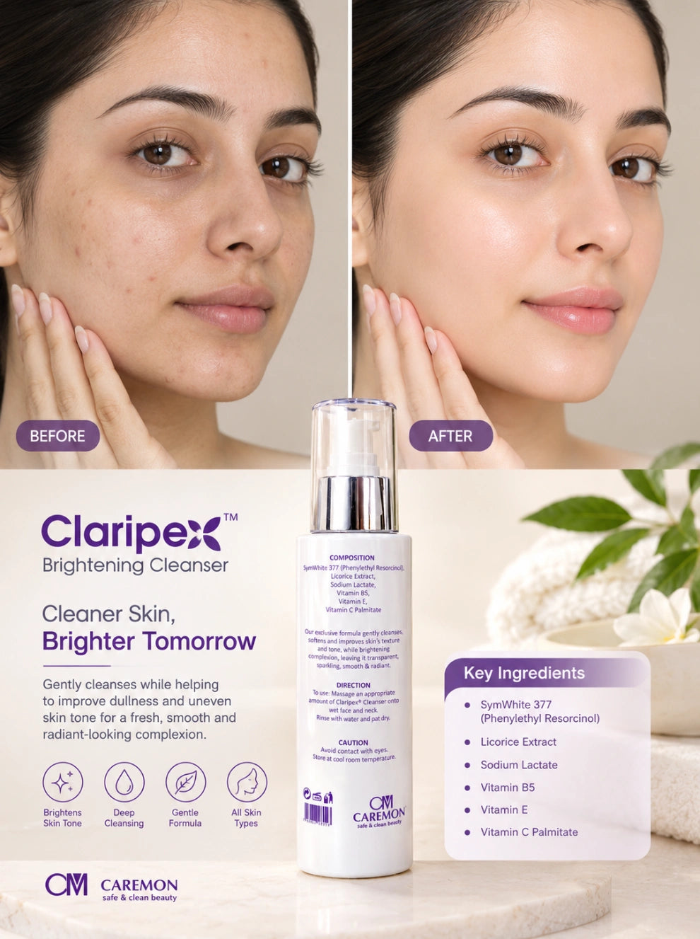 Claripex Hydration Cleanser 120ml