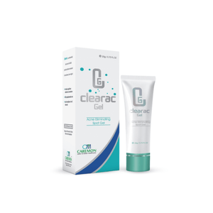 Clearac Gel packaging and tube on a white background