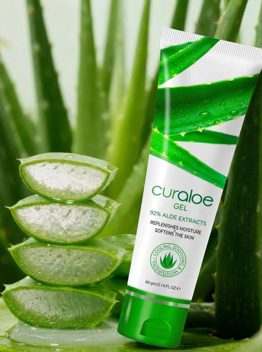 Curaloe Aloe Vera Gel 92% Aloe Extracts 60g - Caremon