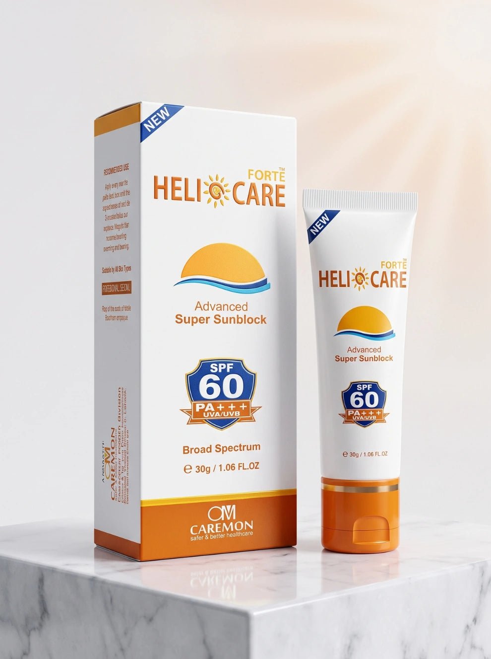 Helicare Forte Sunblock SPF 60 PA+++ 30g - Caremon