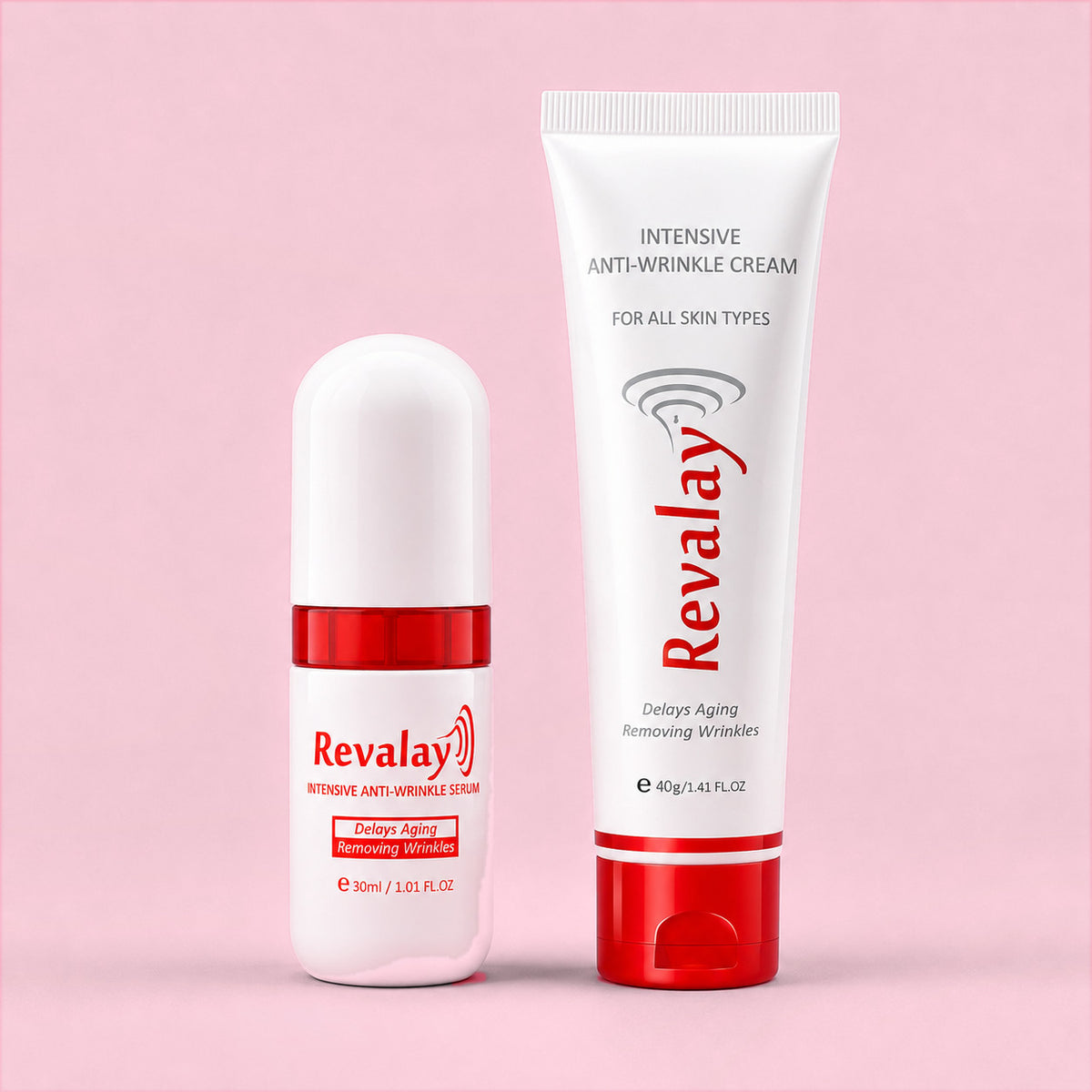 Revalay Complete Anti-Aging Routine — Cream + Serum