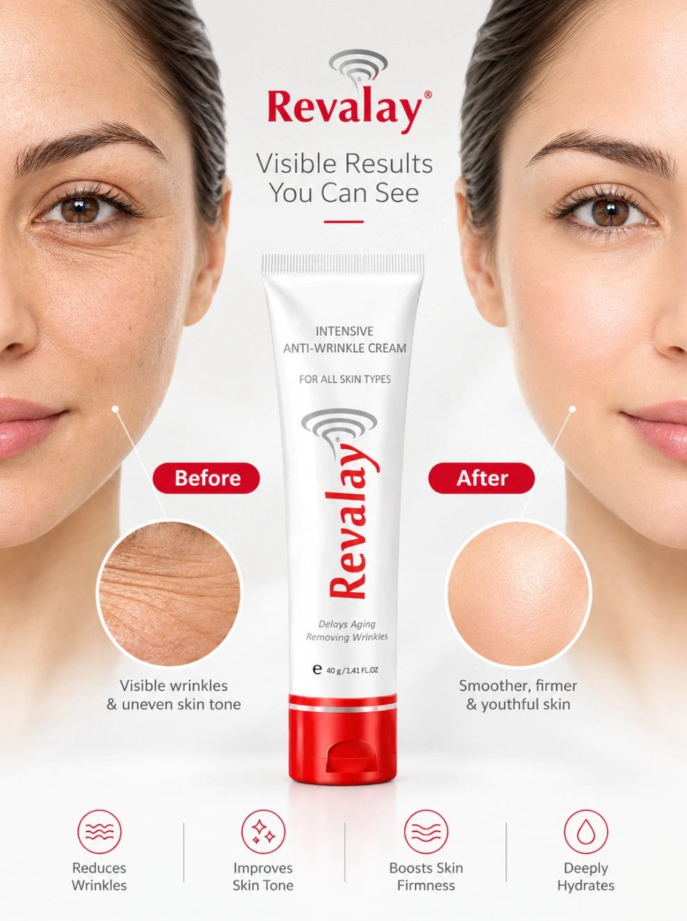 Revalay Intensive Anti Wrinkle Cream 40g